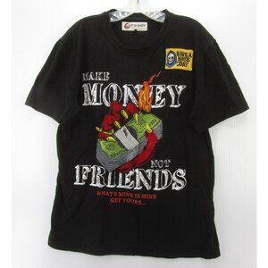Iro Ochi Shirt Large Make Money Not Friends Graphic Tee Streetwear